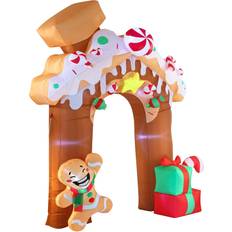 Joyin 10FT Tall Jumbo Gingerbread Archway Inflatable Decoration