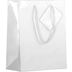 JAM Paper White Mini Gift Tags with String, 75ct.