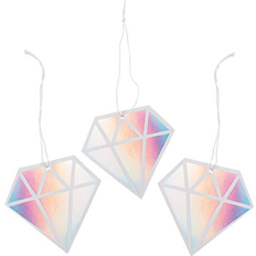 Fun Express Iridescent diamond favor tags, party supplies, 24 pieces