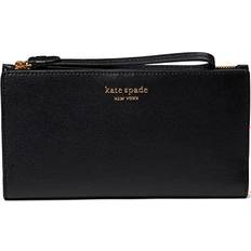 kate spade, Bags, Kate Spade Spencer Chain Wallet Warm Beige Black Gold  Chain