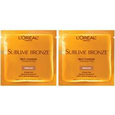 L'Oréal Paris Sunscreen & Self Tan L'Oréal Paris Skincare Sublime Bronze Sunless Tanning Towelettes Fast-Drying Streak-Free Self-Tanner Suitable Skin