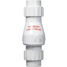 Sewer Pipes Zoeller 30-0040 1.5" PVC Quiet Union Check Valve, White