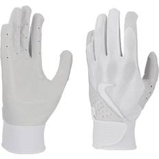 Nike White Gloves Nike Alpha Baseball Batting Gloves White