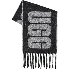 UGG Women's Woven Logo Scarf, Black Multi, One