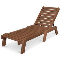 Plastic Sun Beds Polywood Captain 77.25" Long Chaise