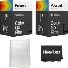 Polaroid Go Color Film Double Pack X2 + Photo Album (Holds 64 Photos) + Cloth