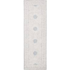 Safavieh Micro-Loop Silver, Beige 27x84"