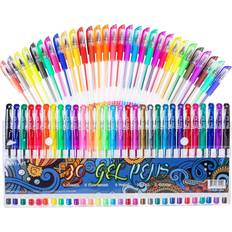 Arts & Crafts Gel pens for adult coloring books 30 colors gel marker colored pen with 40% m