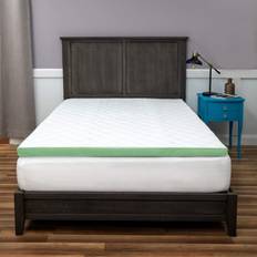 Twin Bed Mattresses SensorPEDIC 3-Inch Ultimate Cooling Luxury Quilted Topper Bed Mattress