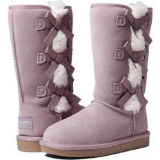 Koolaburra by UGG Unisex-Child Victoria Tall Boot, Elderberry, Little Kid