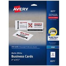 Avery Copy Paper Avery 08371 2" Perforated Two-Sided Business 250/Pack