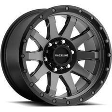 Wheels Clutch, 20x10 with 5x5.5 Bolt Pattern - Satin Gunmetal