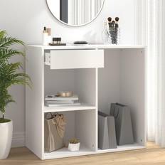 vidaXL white Cosmetic Engineered Wood Dressing Table