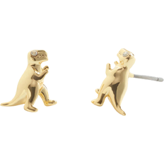 Coach Rexy Stud Earrings - Gold/Transparent