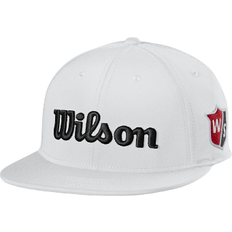 Wilson Golf Caps Wilson Tour Flat Brim Hat - White