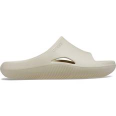 Beige - Dame Sko Crocs Mellow Recovery Slide - Bone