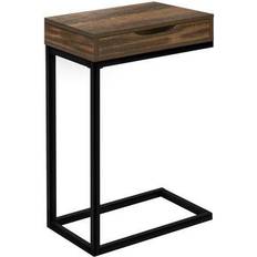 Furniture Monarch Specialties Brown & Black Slim Small Table