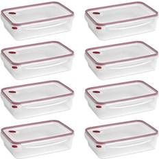 Sterilite 16 Cup Rectangle, Rocket Red