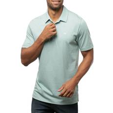 Travismathew The Zinna Polo T-shirt - Heather Beryl Green