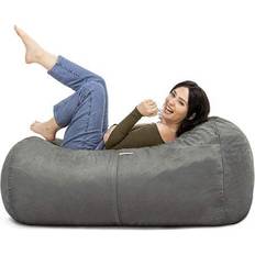 Black Bean Bags Jaxx 4' Lounger Bean Bag