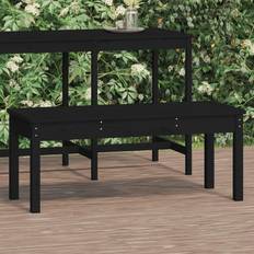 VidaXL Hagebenker vidaXL black pine, 109 Garden Bench