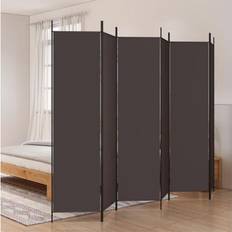 Mehrfarbig Raumteiler vidaXL Brown, 300 6-Panel Room Divider