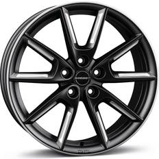 Borbet LX18 Black Matt Silver Spoke Rim 8x18 5/114.3 ET48 B72.6