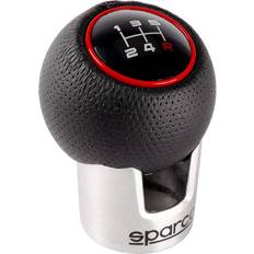 Gear Knobs Sparco Gear Shift Knob Lazio Universal Black/Red 5/6 Speed