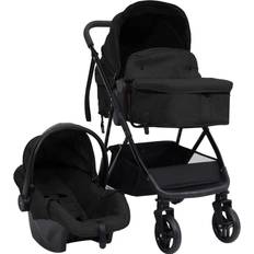 vidaXL 3-in-1 Kinderwagen Anthrazit