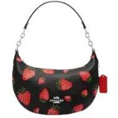 coach CH329 City Tote In Signature Canvas With Wild Strawberry IN
