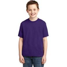 Purple Tops Jerzees Dri-Power Youth 50/50 T-Shirt