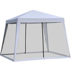 OutSunny 10'x10' Outdoor Party Tent Canopy with Mesh Gazebo