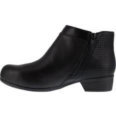 Women's Rockport Works Carly Slip-Resistant Booties in Black