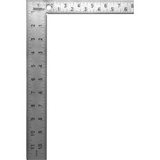 Johnson Level & CS10 Professional Easy-Read Steel Carpenter Square, 8" 12", Silver, 1 Square