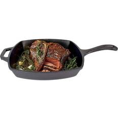 Jim Beam 10.25 Inch Pre Seasoned Cast Iron Round Skillet With