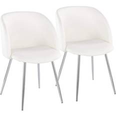 Lumisource Fran White Kitchen Chair