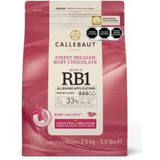 Callebaut Confectionery & Cookies Callebaut Ruby Couverture Chocolate Recipe RB1