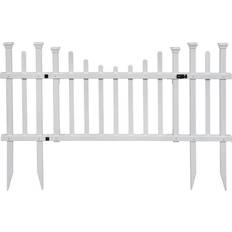 Zippity outdoor products fence gate kit white spaced picket 5 ft. w x 2.5 ft. h