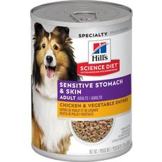 Pets Science Diet Adult Sensitive Stomach & Skin Chicken & Vegetable Entre Canned Dog