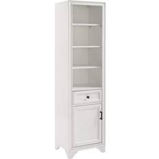 Cabinets Crosley Furniture Tara 18 Space Saver Linen Storage Cabinet