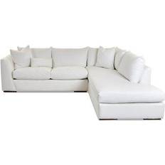 White Sofas Wayfair Custom Upholstery Humberto Classic Bleach White Twill Sofa 111" 3 Seater
