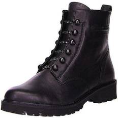 Remonte Ladies 'd8670' black leather chunky ankle boots