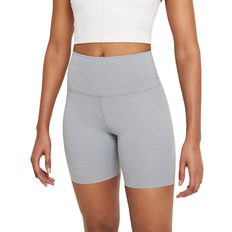 Nike Yoga Luxe Women Shorts - Particle Grey/Heather/Platinum Tint
