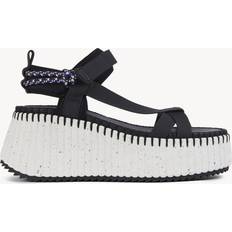 Chloé Nama Sandal in Black Black