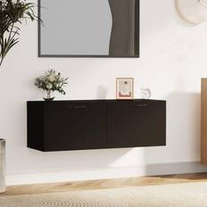 Svarte Veggskap vidaXL Engineered Wall Cabinet