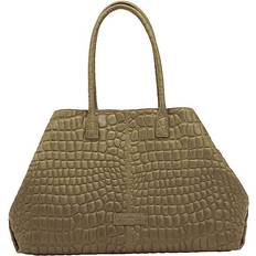 Liebeskind Croco Chelsea L Shopper Bag - Brown