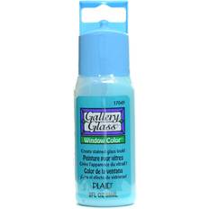 Plaid Gallery Glass Paint Aqua 2 oz