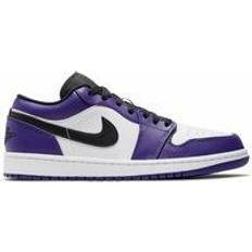Nike Air Jordan 1 Low GS - Court Purple/Black/White