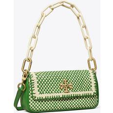 Tory Burch Small Kira Woven Leather Shoulder Bag