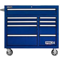 Tool Trolleys Homak Pro II 41" Blue 9-Drawer Roller Cabinet BL04041092